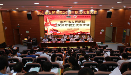 市人民医院召开2018年职工代表大会