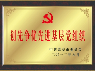 荣获“创先争优先进基层党组织”