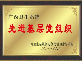 荣获广西卫生系统先进基层党组织
