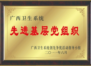 荣获广西卫生系统先进基层党组织