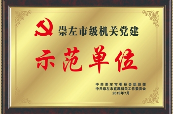 荣获“崇左市级机关党建示范单位”