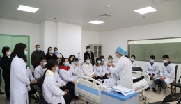 广西医科大学全科医学院到市人民医院考察学生实习工作