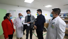 自治区爱卫办专家组到市人民医院开展国家卫生城市复审自治区级技术评估调研工作