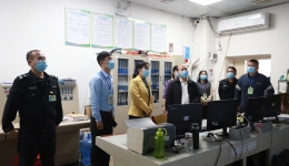 市卫生健康委党组书记、主任黄苓率队到我院进行安全生产检查等相关工作