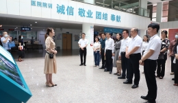 广西医科大学交流团到市人民医院调研交流