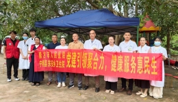 崇左市人民医院赴宁明县东安乡板桂村开展联合义诊活动